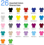 QuuCut HTV Heat Transfer Vinyl Bundle: 30 Pack 12" x 10" Sheets, 26 Assorted - Image 2