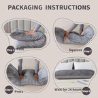 WhatsBedding Memory Foam Body Pillow - Image 7