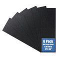 Plastic Sheet 12" x 36" x 0.06", Abs Plastic Sheets 6 Pack by KINLINK