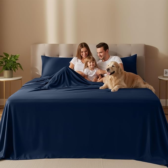 Utopia Bedding Queen Size Sheet Set – 4 Piece Bed Sheets, Soft and Breathable - Image 2