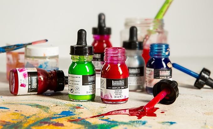 Liquitex Professional Acrylic Ink, 1-oz Jar, Titanium White - Image 5