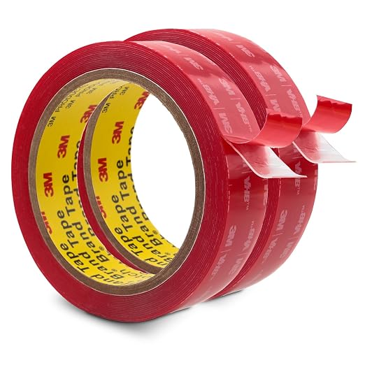 3M Double Sided Mounting Tape 1" x15.4Ft 2 Pack | Heavy Duty Clear 4905 by 3MFullRangeProducts