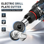 Metal Nibbler Drill Attachment, Heavy-Duty Sheet Metal Cutter - Image 2