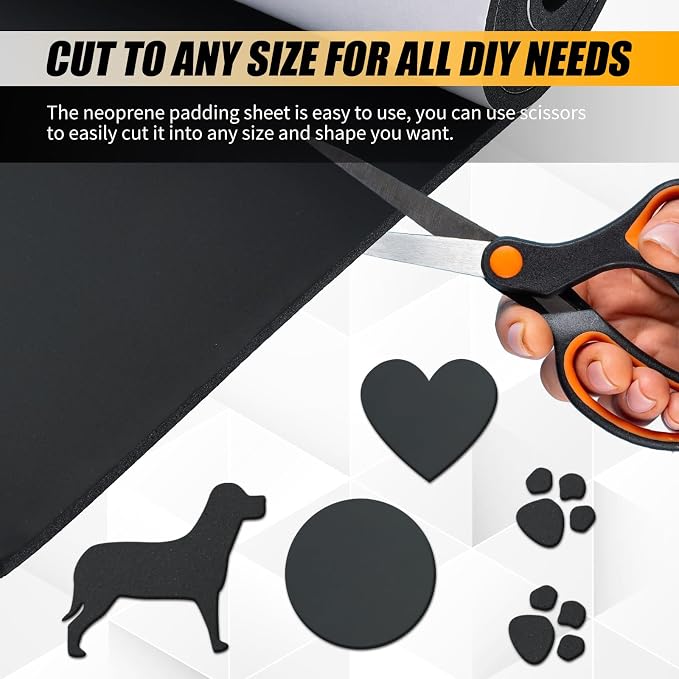 1/4" T x 12''W x 59''L Neoprene Foam Rubber Sheet - Image 4