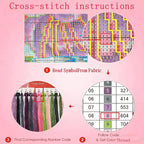 Tiwabb Cross Stitch Kits for Adults Beginners, Easter Egg Cross Stitch Kits - Image 5