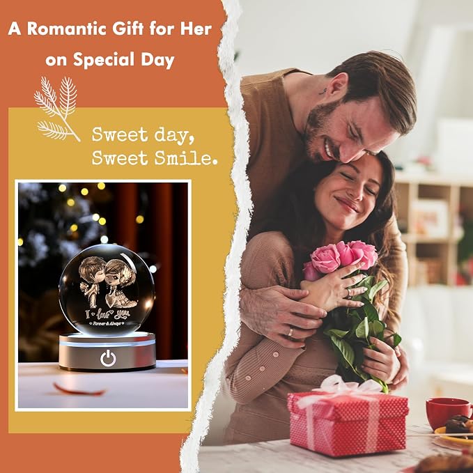 IFOLAINA Romantic Gifts for Couple Girlfriends Women Newlywed | I Love You - Image 2