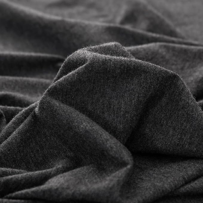 PURE ERA Jersey Knit Duvet Cover Set 100% T-Shirt Cotton Super Soft Comfy 3pc - Image 4