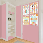 Inkspire Boho Pink Bulletin Board Paper Roll, 14.8FTx18.5IN Large Reusable - Image 7
