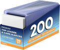 200 Card Sleeves Top Loaders for Cards, Baseball Card Protectors, Trading Card by Zenowick