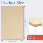 Baltic Birch Plywood 24 x 36 x 1/4 Inch - 6 mm Craft Wood - Image 2