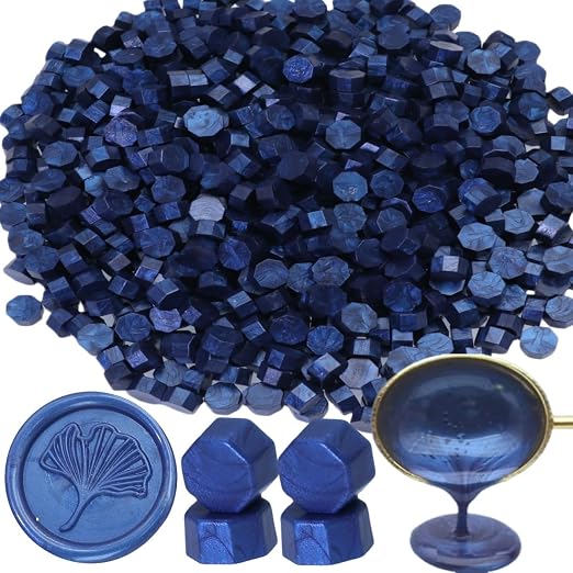 300Pcs Sealing Wax Beads, Octagon Wax Seal Beads, Gift Wrapping, Letter Seal by Unknown