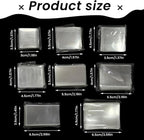 800Pcs 8 Sizes OPP Stamp Protection Bags, Stamp Collecting Supplies, Philatelic - Image 2