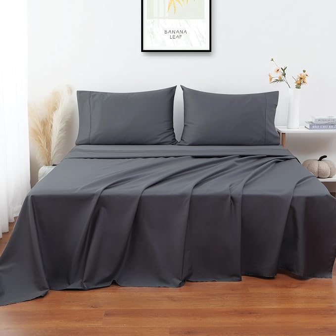 Flat Sheet Only 2 Pack, Full Size 400 Thread Count 100% Egyptian Cotton Flat - Image 5