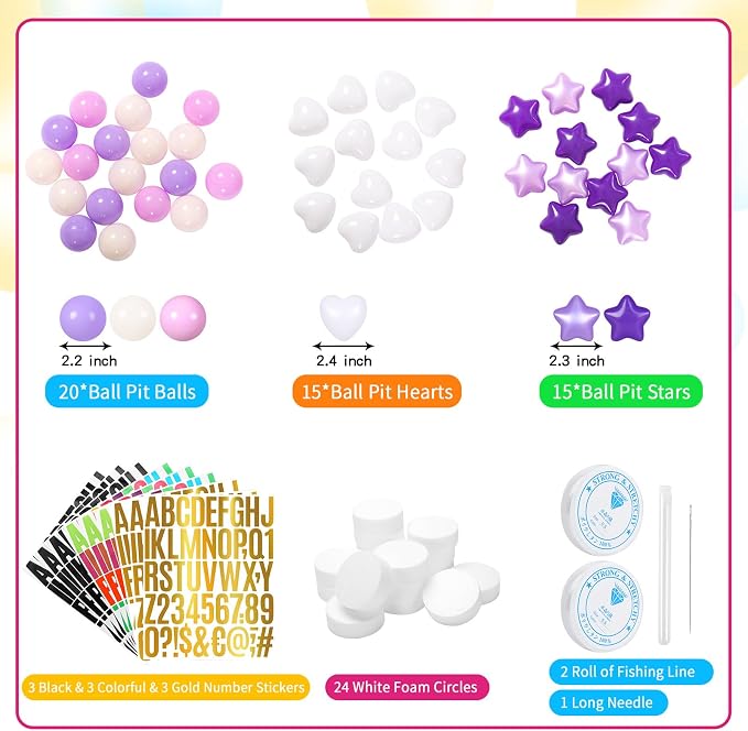 Kpop Theme Party Decorations DIY Kit Christmas Giant Friendship Bracelet - Image 7