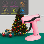 MONVICT Cordless Hot Glue Gun Kit, USB-C Rechargeable Mini Pink Glue Gun - Image 6