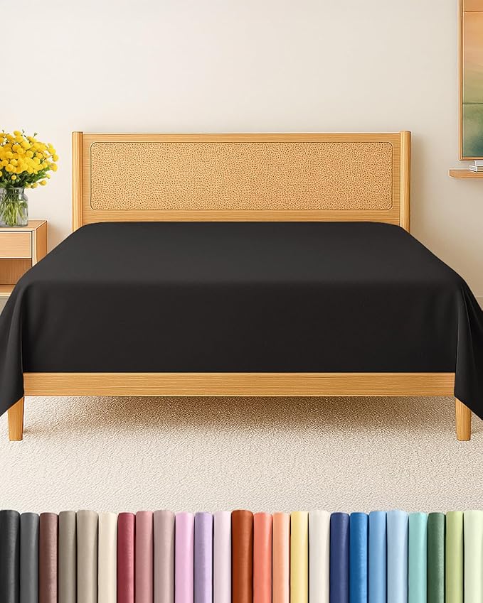 Cal King Size Flat Sheet by CGKUnlimited