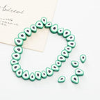 100pcs Green Avocado Polymer Clay Spacer Beads - Image 5
