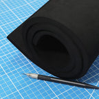 Black Eva Foam Sheet roll, Premium eva Craft Foam 10mm Thick, 13.9" x 39" - Image 4