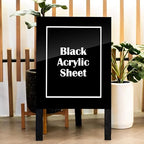 Juexica 1 Pcs 24'' x 36'' Black Acrylic Sheet 1/8'' Thick Cast Acrylic Sheet - Image 3