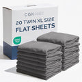 Twin XL Size Flat Sheets by CGKUnlimited