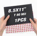 80Mil Magnetic Sheets with Adhesive 8.5" x 11", Self Sticky Letter Size Sheet by CHUNNIAOUSMARKET
