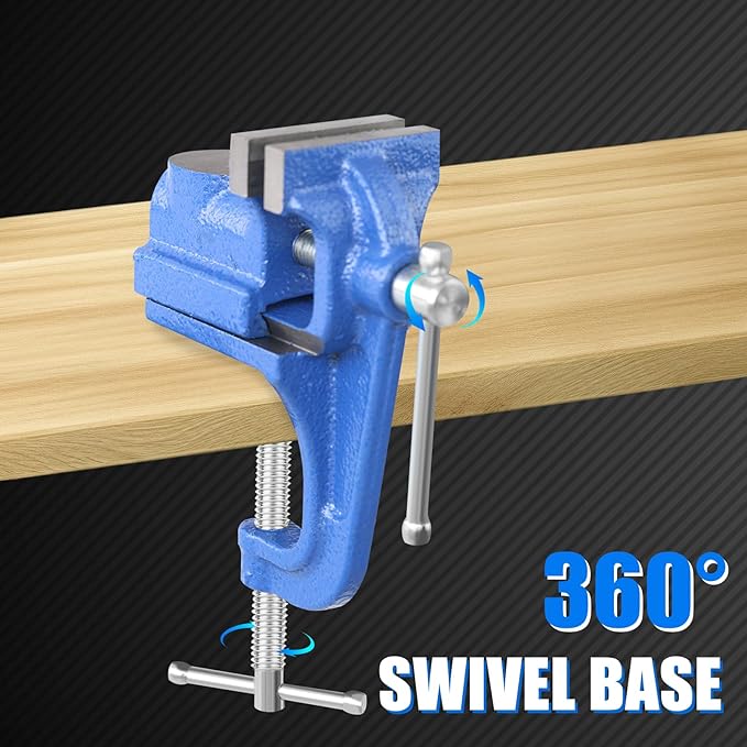 Mini Table Clamp, Small Bench Vise, Upgraded cast steel manufacturing Jewelers - Image 4