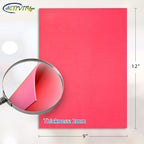 Red EVA Foam Sheets, 9 x 12 Inch, 2mm Thick Handicraft Foam Paper - Image 2