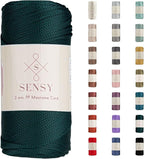 Sensy Premium 2mm 251 Yards Polyester Rope 100% Polypropylene Cord Macrame Cord by SSENSY
