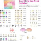 20, 120 Colors 6 Boxes Polymer Beads Spacer Heishi Beads & Jewelry Kit - Image 3