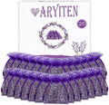 20 Pack Lavender Sachet Bags, 100% Natural French Dried Lavender Sachets for Drawers and Closets, Strong Smell Fragrance Fresh Scents Home