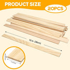 Wood Strips Slats Square Wooden Dowels - Image 3