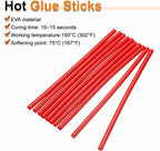 HARFINGTON 10pcs Hot Glue Sticks 0.28" Dia x 7.87" Long EVA Mini Hot Melt - Image 4