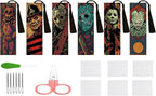 DYAIANGMU Halloween 6 Pcs Cross Stitch Bookmark Kit by Unknown