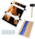 2Pcs Epoxy Resin Mold with Clamping System 39x19.6x3 inches 19.6x11.8x3 inches by ModWgGuo