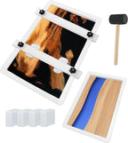 2Pcs Epoxy Resin Mold with Clamping System 39x19.6x3 inches 19.6x11.8x3 inches by ModWgGuo