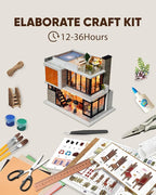 DIY Miniature House Kit, DIY Dollhouse Kit - Image 4