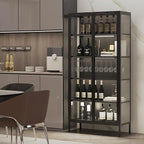71" H Display Cabinet with Glass Doors, Display Case with LED Sensor Lights - Image 9