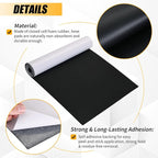 1/16" T x 12''W x 59''L Neoprene Foam Rubber Sheet - Image 3