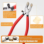 mankk 40PCS 1 inch Key Fob Hardware Set - Image 3