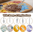 27 Pcs Palette Knife Set Stainless Steel Painting Knife Set Wood Handle Palette - Image 8