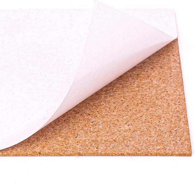 80 PCS Self Adhesive Cork Squares, 5.91 x 5.91 Inch Backing Cork Tiles and Cork - Image 3