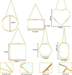 Pressed Flower Frames, Wall Hanging Double Glass Picture Frames - Image 2