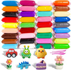 Air Dry Clay - 36 Colors Modeling Clay by Cocurb