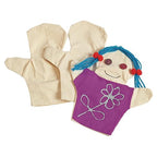 Colorations CANPUP Set of 12 Kids Decorate Your Own Canvas Hand Puppets by Colorations
