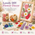 155 pcs Dried Flowers for Resin, Natural Flowers and Leaves Kit - Image 5