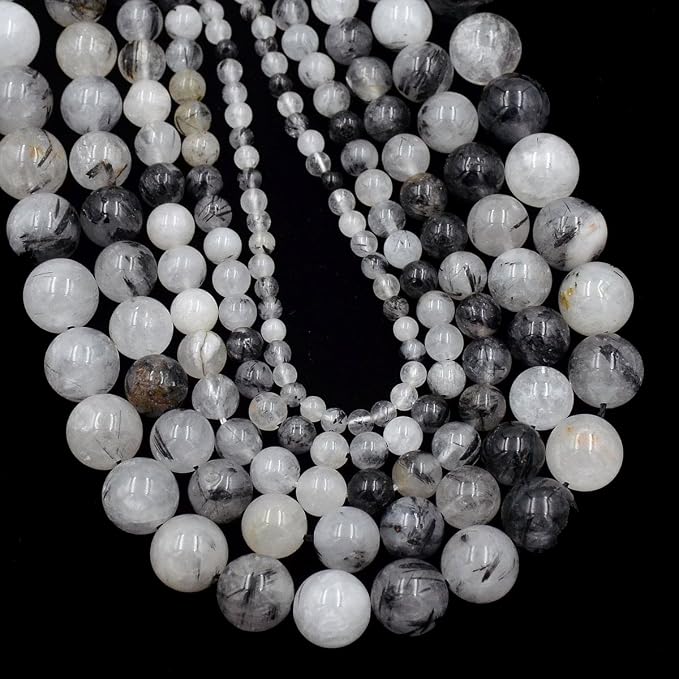 AD Beads Natural Gemstone Round Loose Beads 15" by ADBeads
