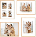 12x16 Picture Frame, OAK Wood Photo Frame 8.5x11 by ATOBART