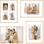12x16 Picture Frame, OAK Wood Photo Frame 8.5x11 by ATOBART