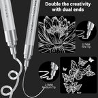 SFAIH Acrylic Silver Paint Pens - Image 2