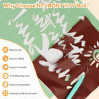 HTVRONT Brown HTV Roll Heat Transfer Vinyl - Image 3